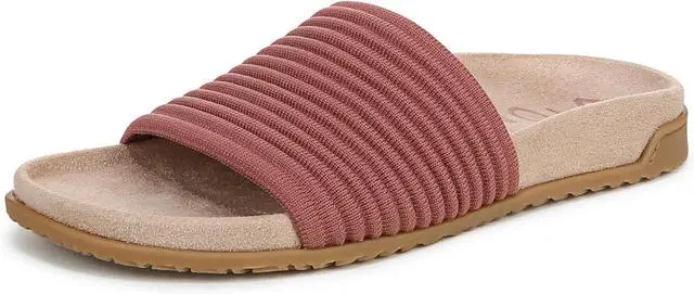 Main image of Vionic Womens Evie Knit Slide Sandal - Withered Rose Pink