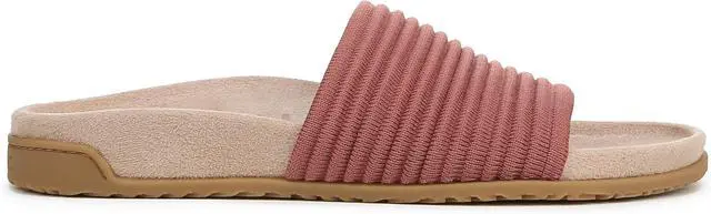 Alt view image 2 of 3 - Vionic Womens Evie Knit Slide Sandal - Withered Rose Pink