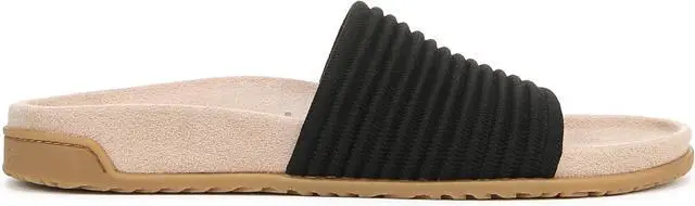 Alt view image 2 of 3 - Vionic Womens Evie Knit Slide Sandal - Black