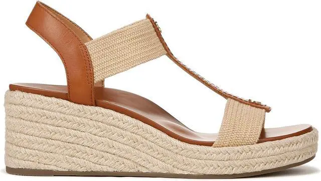 Alt view image 3 of 3 - Vionic Womens Calera Wedge Sandal - Camel Brown Leather