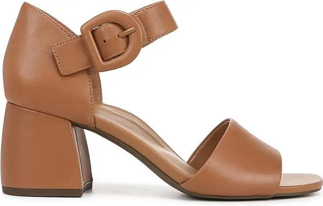 Alt view image 2 of 3 - Vionic Womens Chardonnay Heeled Sandal - Camel Nappa Leather