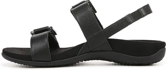 Alt view image 2 of 3 - VIONIC Womens Reese Slingbacks Heeled Sandal - Black Leather