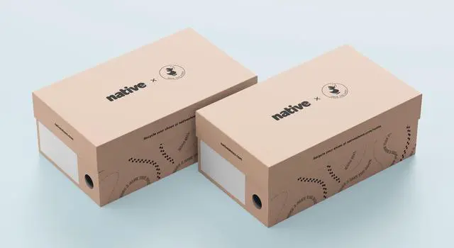Alt view image 2 of 2 - Native Robbie Child Sneaker - Shell White/Mash Speckle Rubber - J2