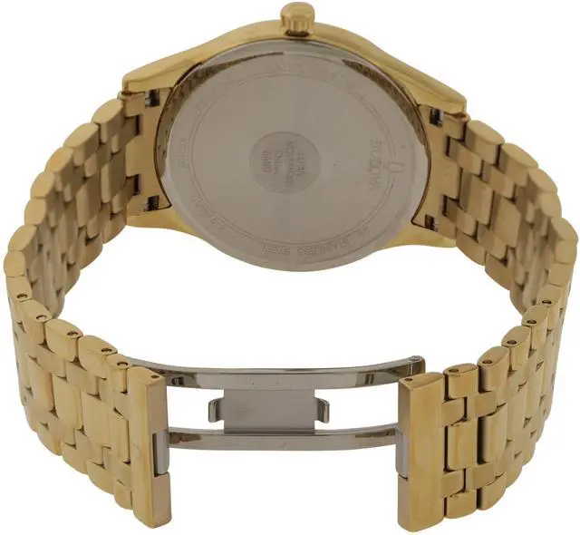 Alt view image 2 of 3 - Bulova Gold-Tone Stainless Steel Mens Watch