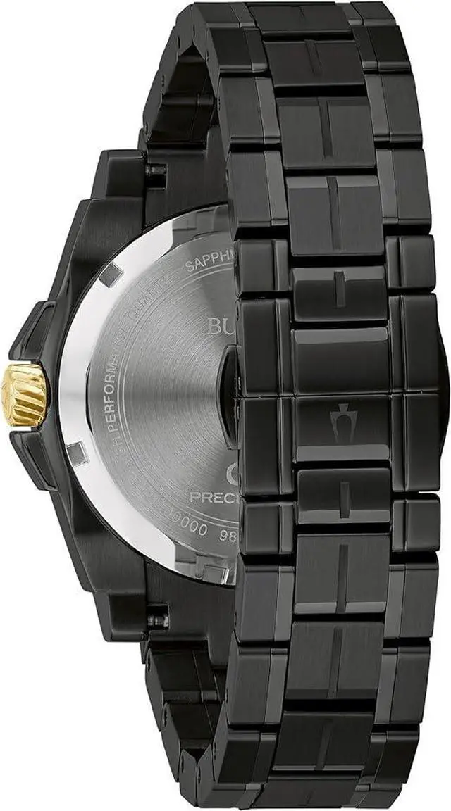Alt view image 3 of 3 - Bulova Icon High Performance Black Ion Chronograph Mens Watch