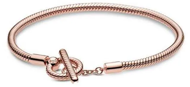Main image of Pandora Moments T-Bar Snake Chain Bracelet