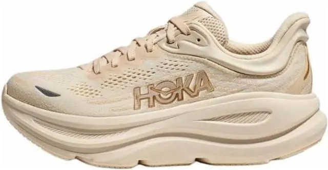 Main image of Hoka Bondi 9 Womens Running Shoe - Vanilla/Birch