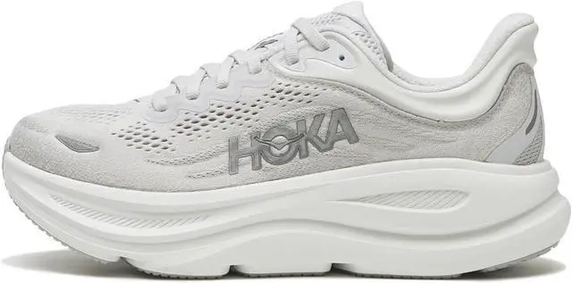 Alt view image 4 of 6 - Hoka Women's Bondi 9 Sneaker, Stardust/Silver, 7.5