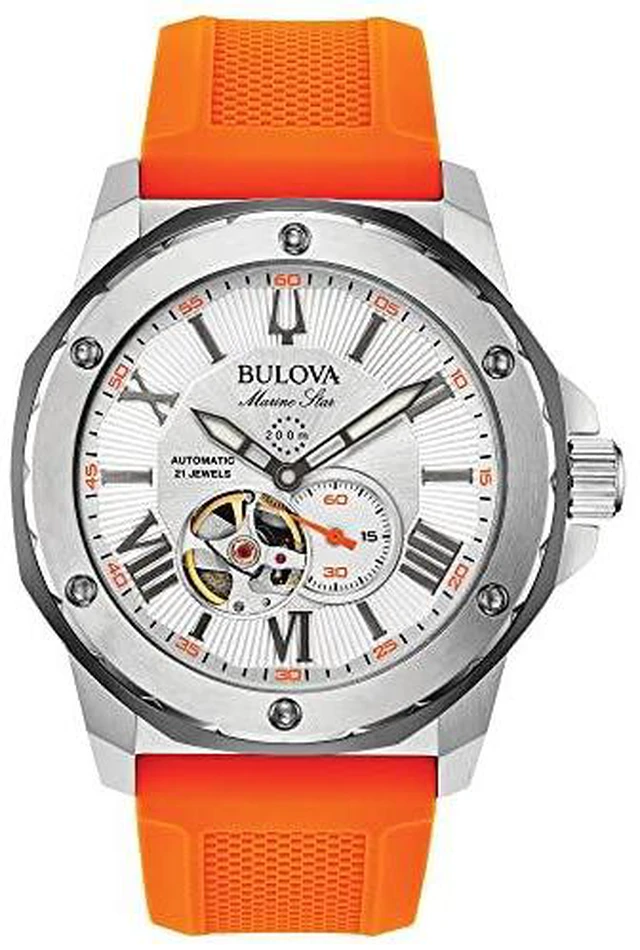 Alt view image 8 of 9 - Bulova 98A226 Mens Marine Star Automatic Watch