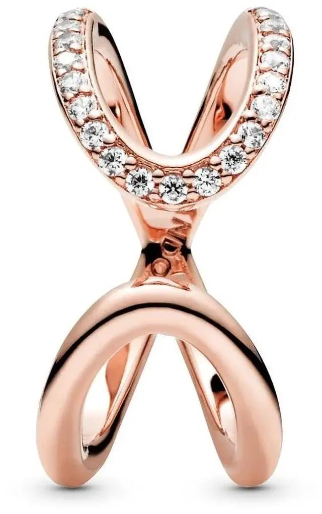 Alt view image 2 of 2 - Pandora Wrapped Open Infinity Ring Size 54