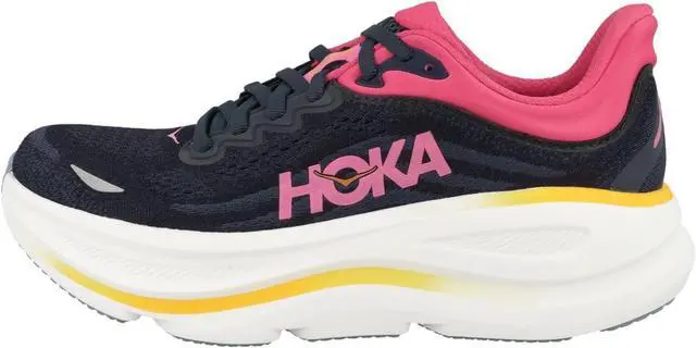 Main image of Hoka Bondi 9 Womens Running Shoe - Varsity Navy/Nautical Dusk
