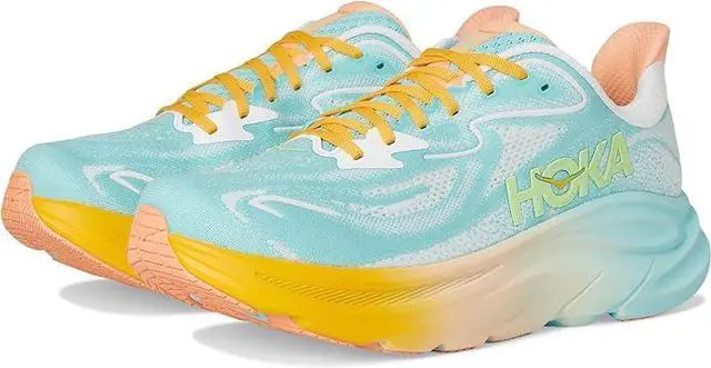 Main image of Hoka One Mens Clifton 10 Road Running Shoes - Blue Spark/White