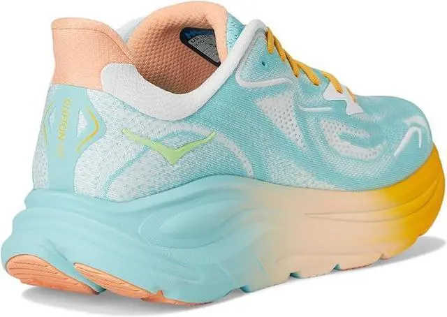 Alt view image 2 of 2 - Hoka One Mens Clifton 10 Road Running Shoes - Blue Spark/White