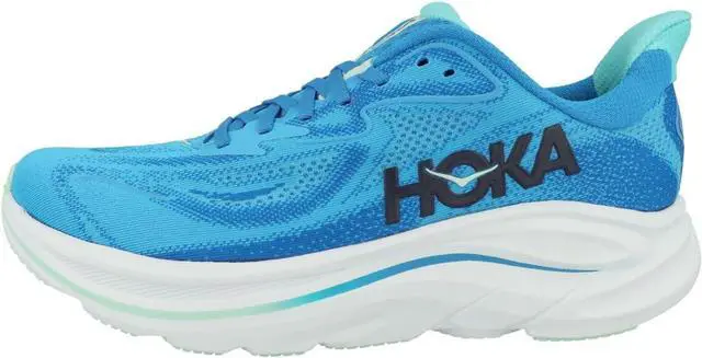 Main image of Hoka One Mens Clifton 10 Road Running Shoes - Blue/Skyward Blue