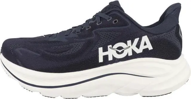 Main image of Hoka One Mens Clifton 10 Road Running Shoes - Navy/White