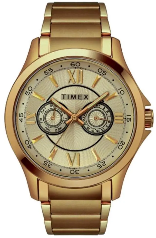 Main image of Timex Gold-Tone Multifunction Mens Watch
