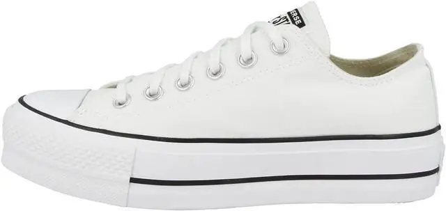 Alt view image 4 of 4 - Converse Women's Chuck Taylor All Star Lift Sneakers, White/Black/White, 7 Medium US