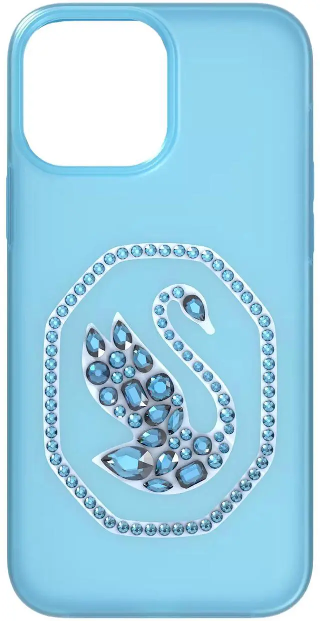 Main image of Swarovski Smartphone Case Swan Iphone 13 Pro Max Blue
