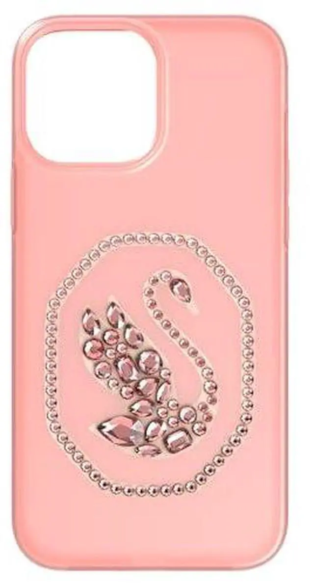 Alt view image 3 of 3 - Swarovski Smartphone Case Swan Iphone 13 Pro Max Pale Pink