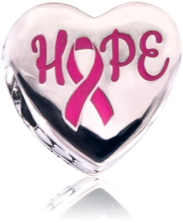 Main image of Pandora Hope Pink Ribbon Charm