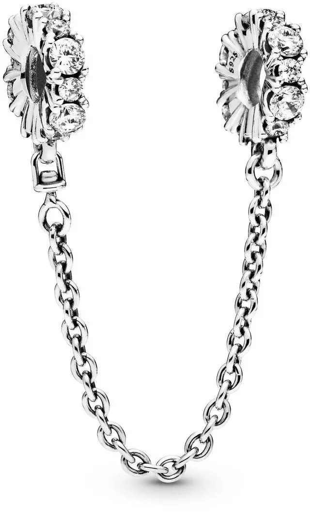 Main image of Pandora Clear Sparkle Safety Chain Charm