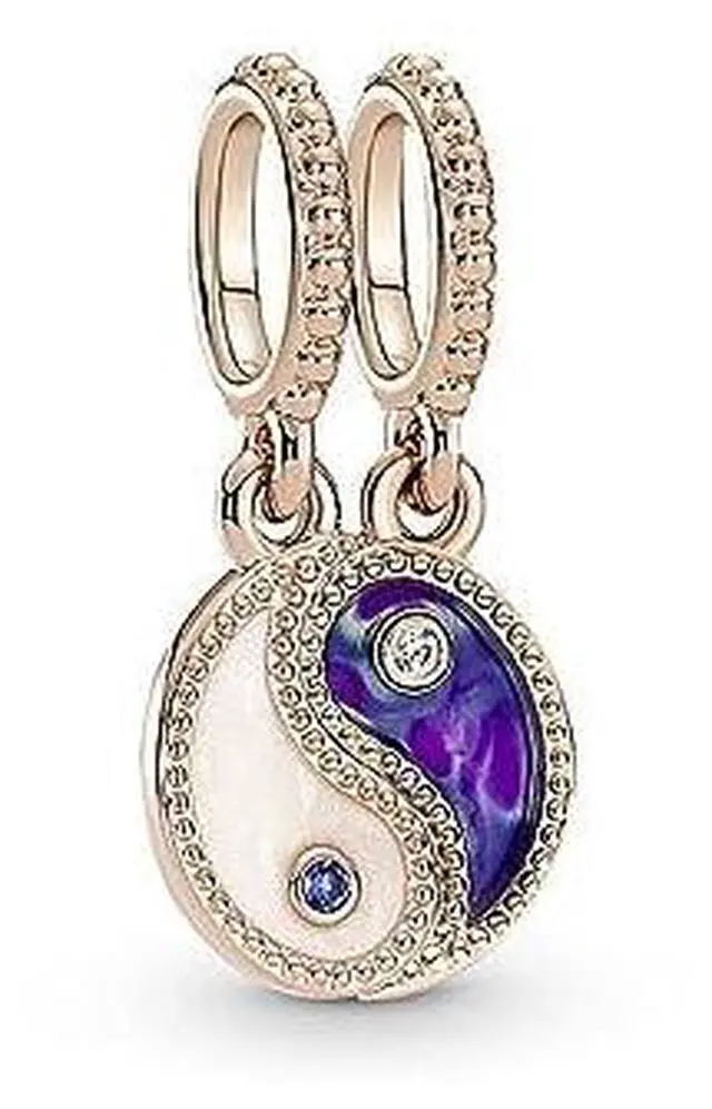 Alt view image 2 of 3 - Pandora Splittable Yin & Yang Sparkling Dangle Charm