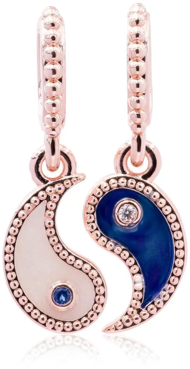 Alt view image 3 of 3 - Pandora Splittable Yin & Yang Sparkling Dangle Charm