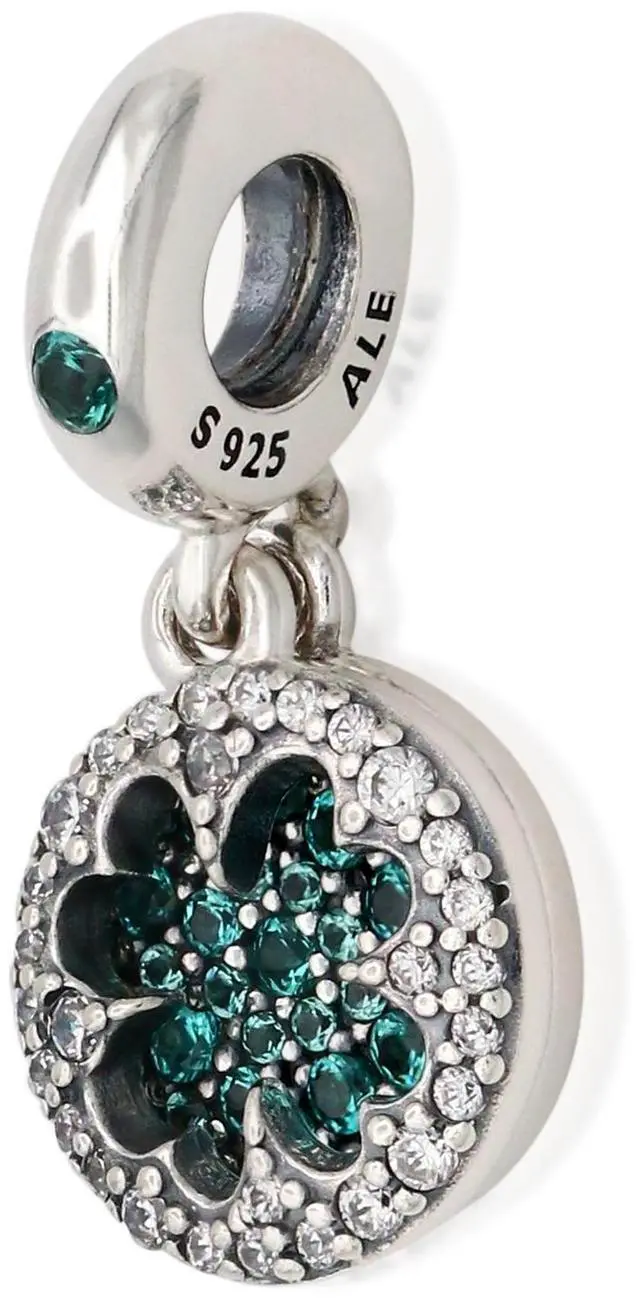 Alt view image 2 of 2 - PANDORA Dazzling Clover Dangle Charm