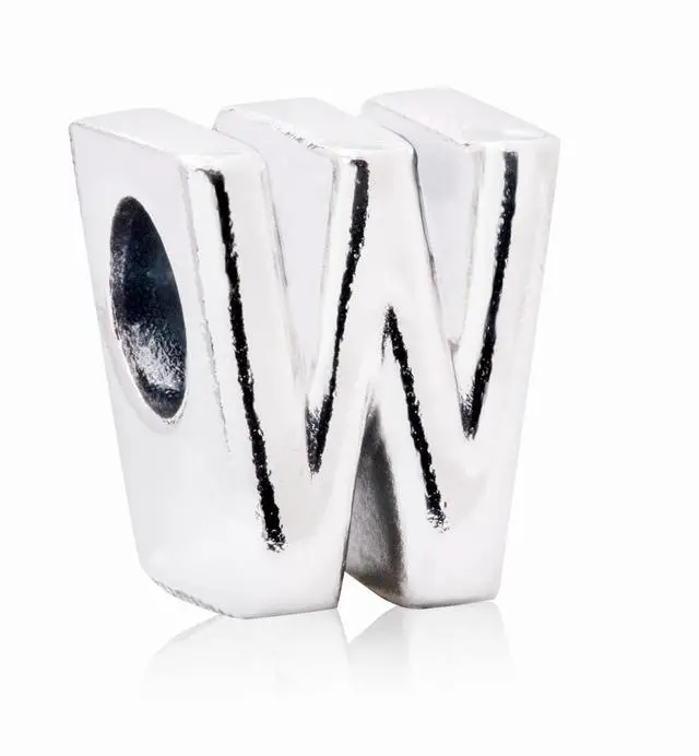 Alt view image 3 of 3 - PANDORA Letter W Charm -