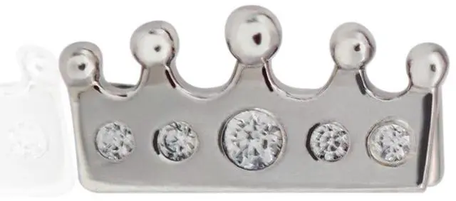 Main image of PANDORA Reflexions Crown Clip Charm - Clear CZ