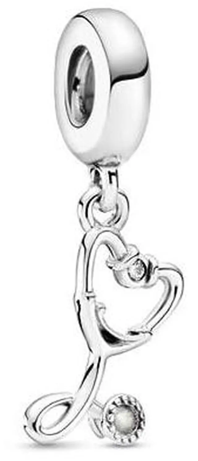 Alt view image 2 of 3 - PANDORA Stethoscope Heart Dangle Charm