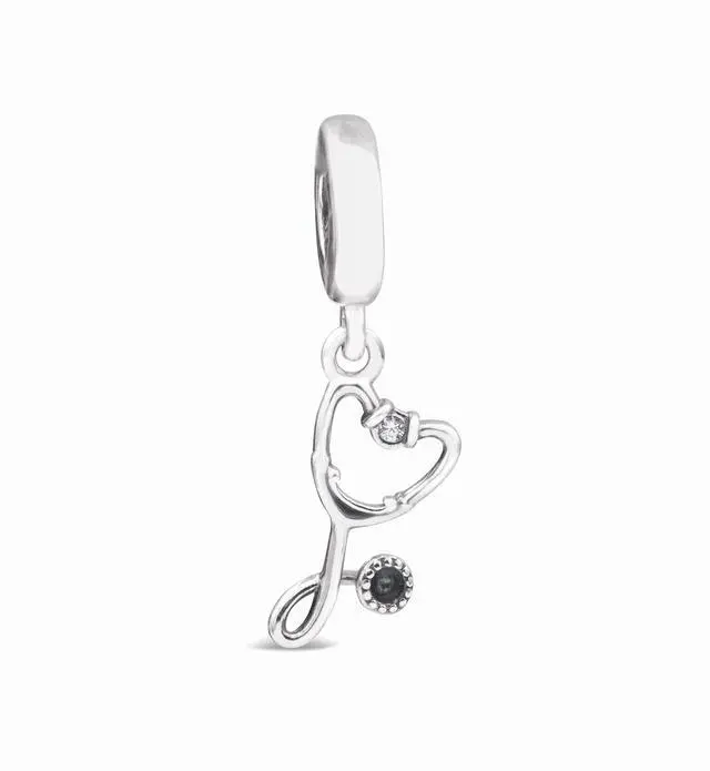 Main image of PANDORA Stethoscope Heart Dangle Charm
