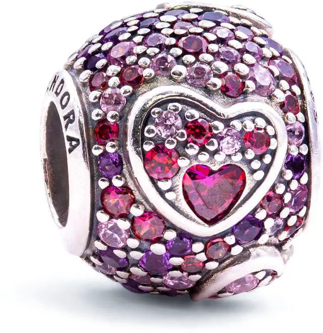 Main image of PANDORA Asymmetric Hearts of Love Charm