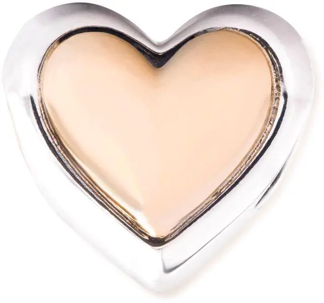 Alt view image 3 of 3 - Pandora Domed Golden Heart Charm