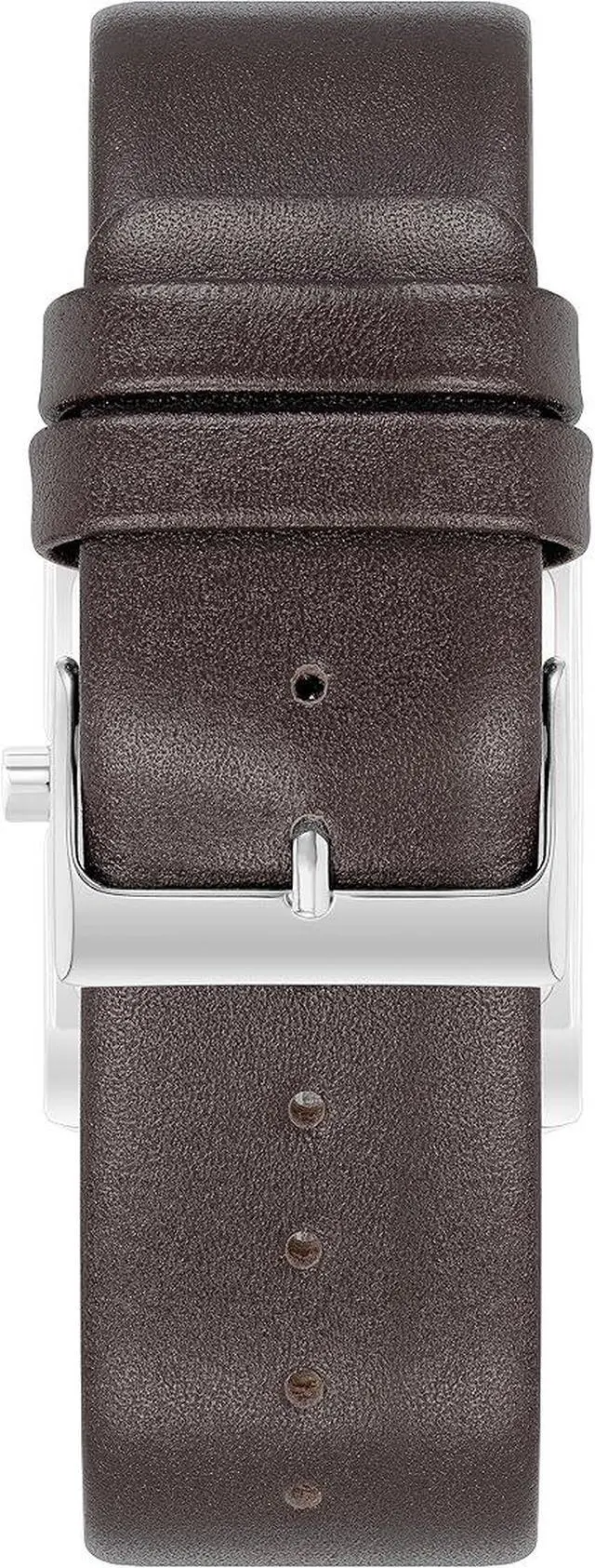 Alt view image 3 of 3 - Armitron Rectangular Crystal Dial Accented Leather Mens Watch