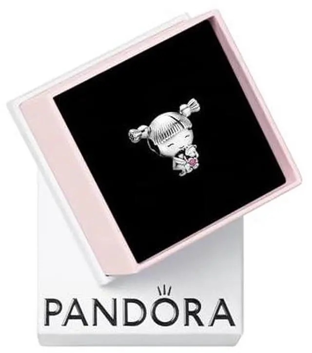 Alt view image 2 of 3 - PANDORA Girl with Pigtails Charm -