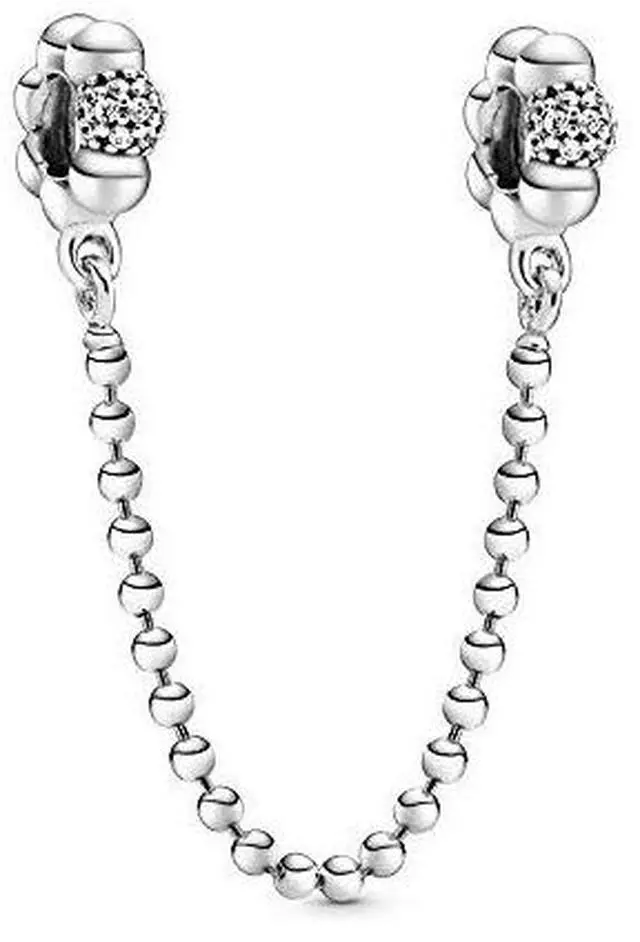 Alt view image 2 of 3 - Pandora Beads & Pave Safety Chain Charm