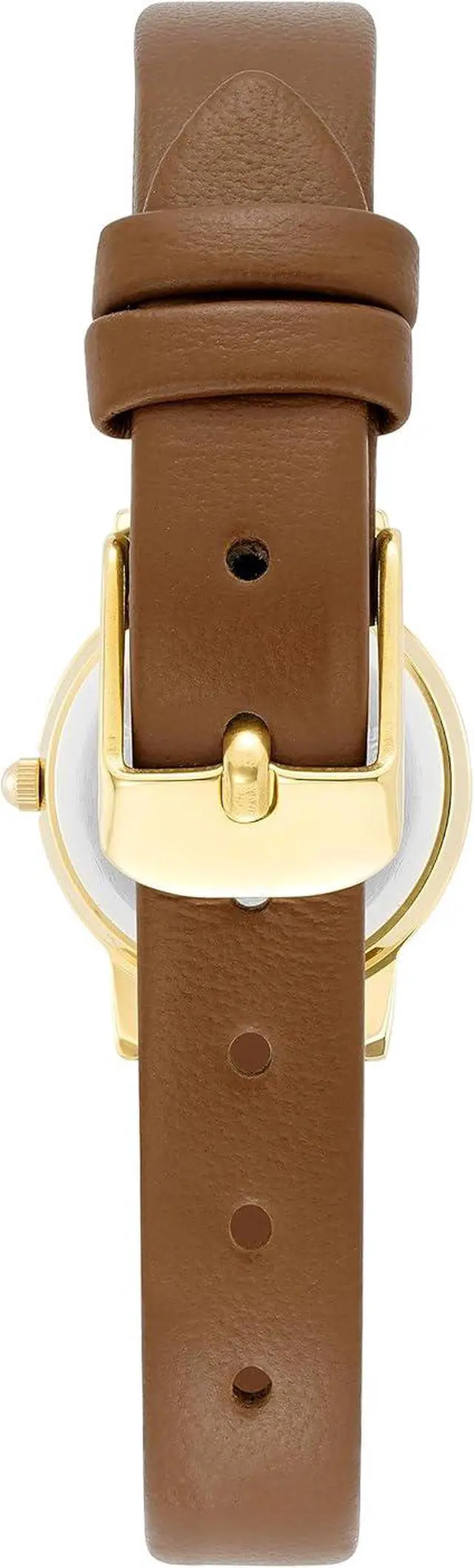 Alt view image 3 of 3 - Armitron Genuine Diamond Dial Leather Ladies Watch