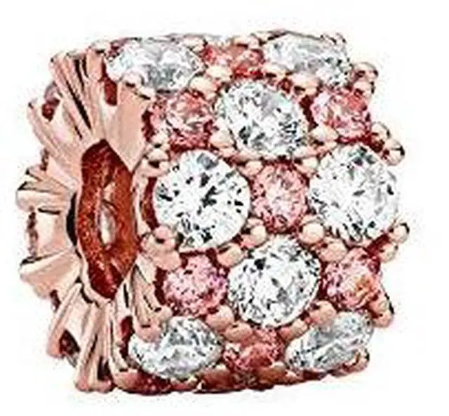 Alt view image 2 of 3 - Pandora - Pink & Clear Sparkle Charm  -
