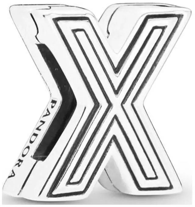 Alt view image 3 of 3 - Pandora Reflexions Letter X Clip Charm -