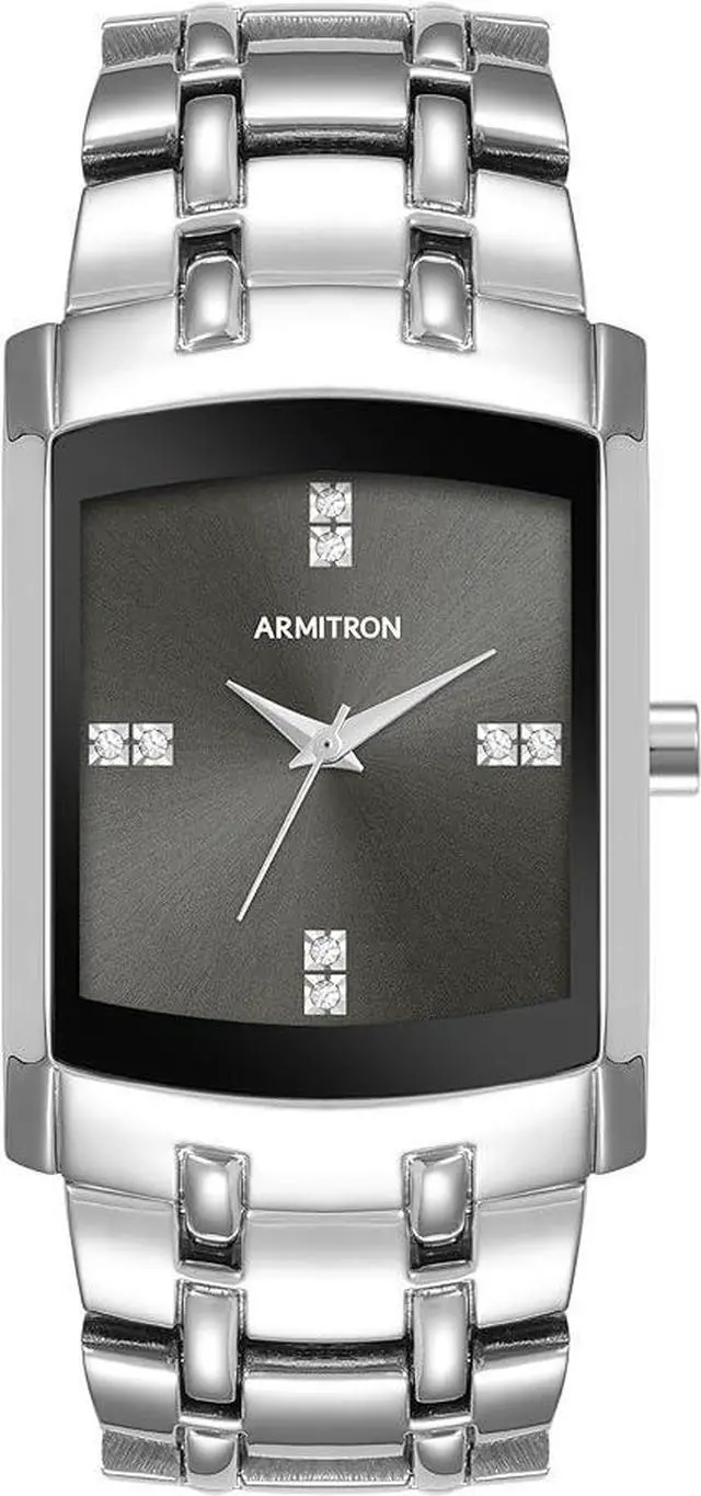 Main image of Armitron Genuine Crystal Accented Bracelet Mens Watch