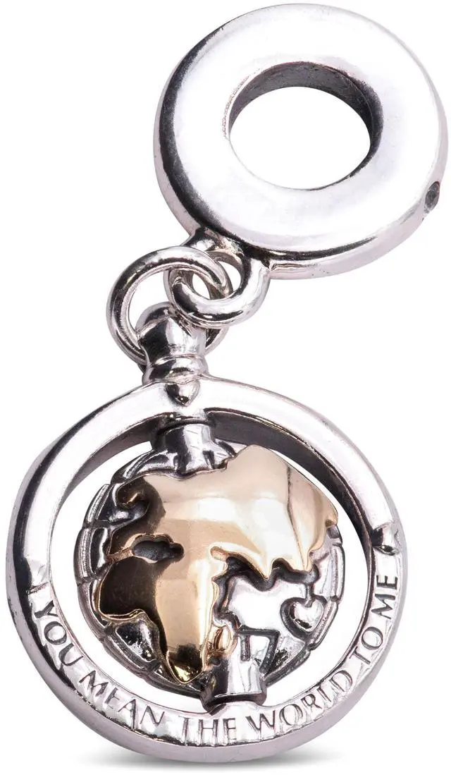 Main image of Pandora People Spinning World Dangle Charm -
