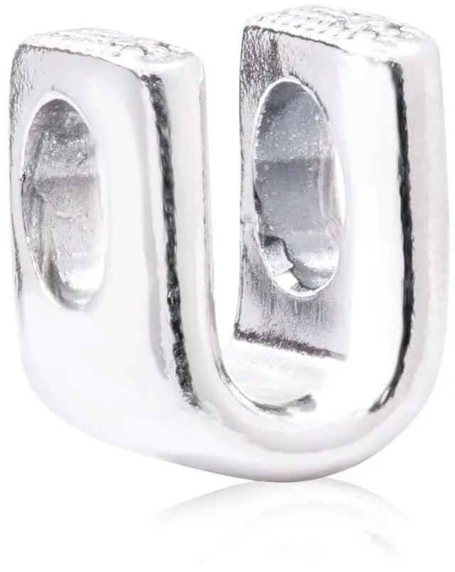 Alt view image 3 of 3 - PANDORA Letter U Alphabet Charm