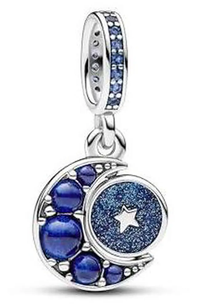Alt view image 2 of 3 - Pandora Sparkling Moon Spinning Dangle Charm