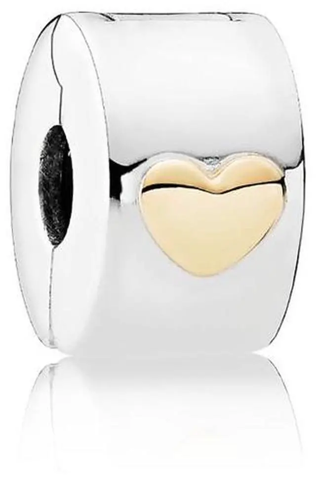 Main image of Pandora Classic Heart Fixed Clip Charm - 792080