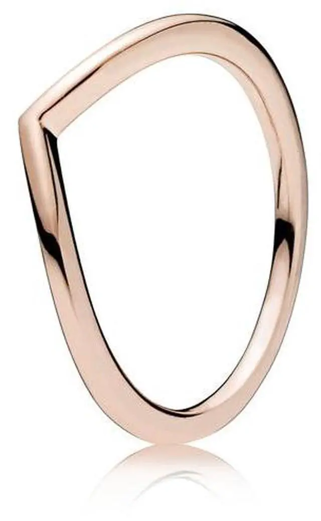 Main image of PANDORA Shining Wish Wishbone PANDORA Rose ring