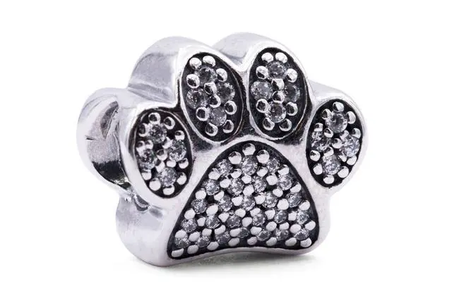 Alt view image 3 of 3 - Pandora Pave Paw Charm - 791714CZ