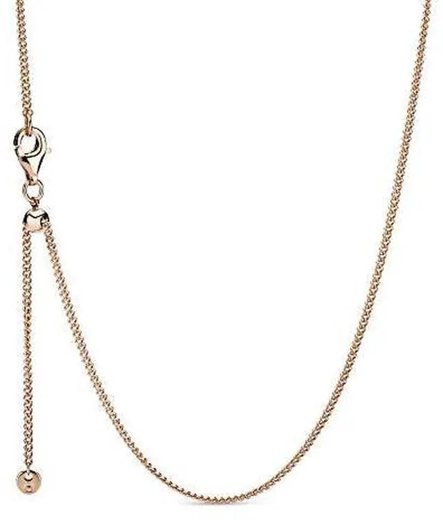 Alt view image 2 of 3 - PANDORA Rose Necklace With Sliding Clasp -