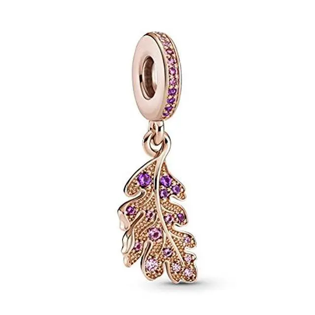 Alt view image 2 of 3 - Pandora Oak Leaf Dangle Charm