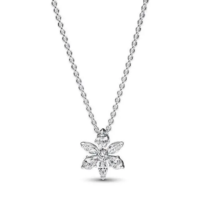 Alt view image 2 of 3 - Pandora Sparkling Herbarium Cluster Pendant Necklace